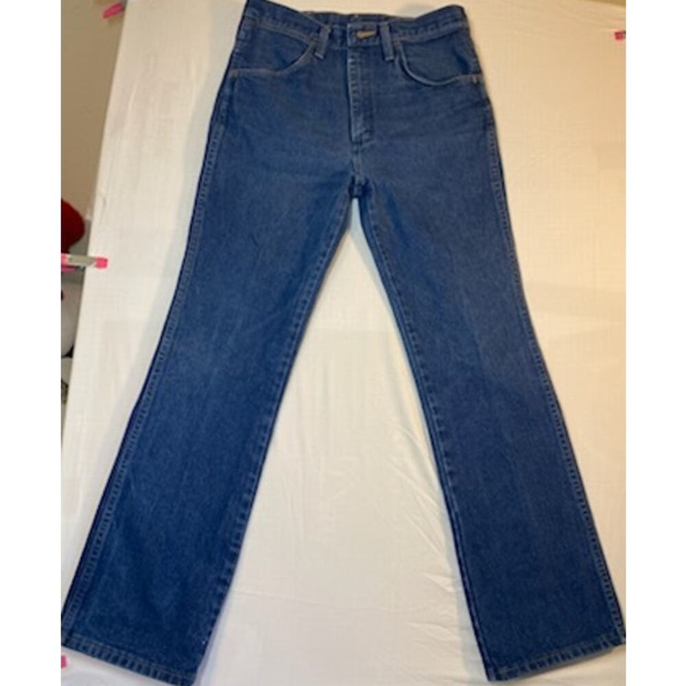 Wrangler Men’s Blue Jeans 33x32 Western Cowboy Denim Regular Fit